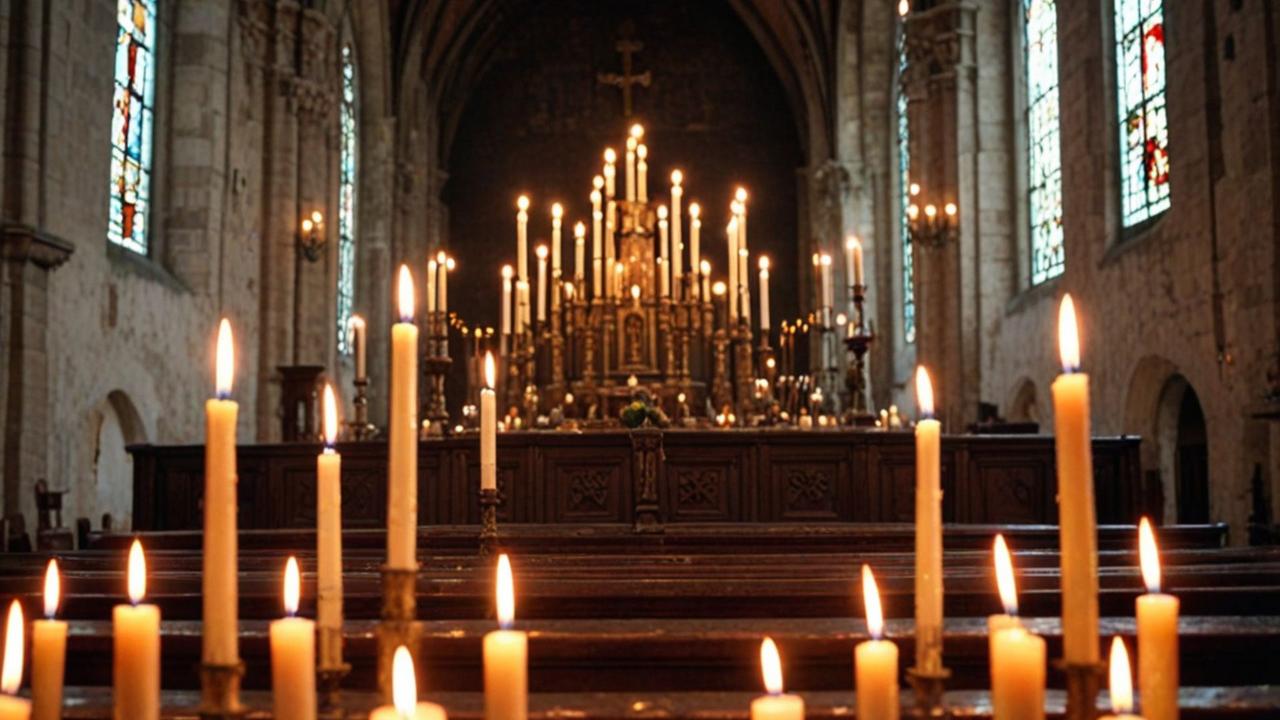 Ave Maria. Орган при свечах в соборе 07 июня 2025