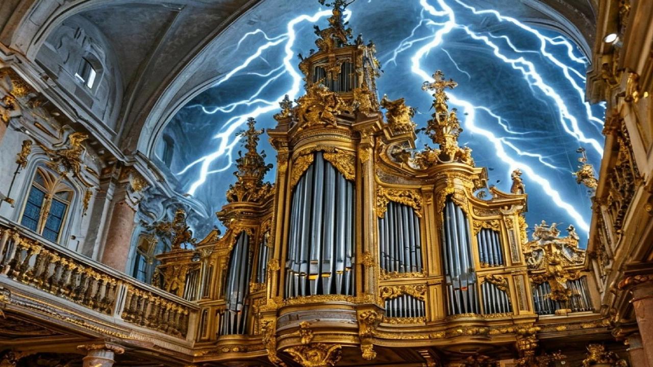 Рок-хиты на органе при свечах
